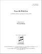 Peace Be With You SATB choral sheet music cover